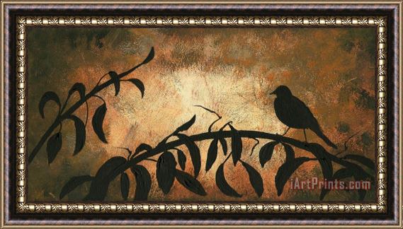 Edit Voros Night Birds Serenade Framed Painting