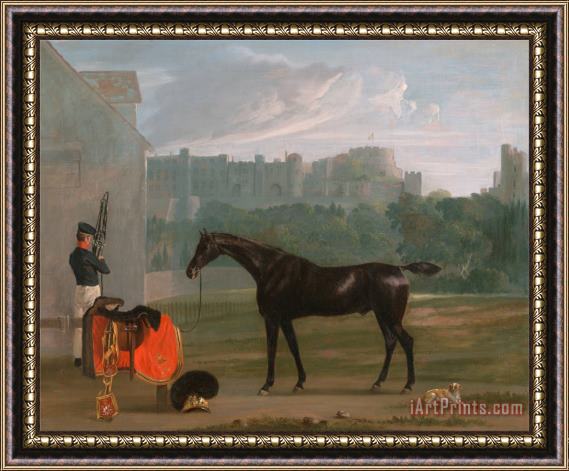 Edmund Bristow Outside The Guard House at Windsor Framed Print