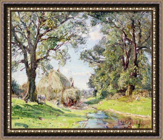 Edmund George Warren Surrey Landscape Framed Print