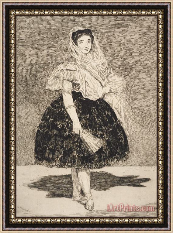 Edouard Manet Lola De Valence Framed Painting