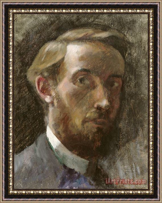 Edouard Vuillard Self Portrait, Aged 21 Framed Painting