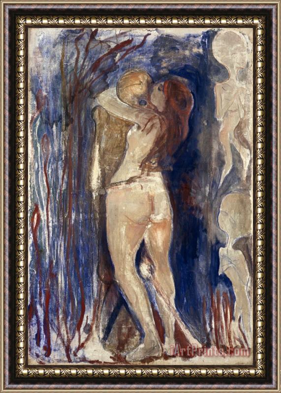 Edvard Munch Death And Life Framed Print