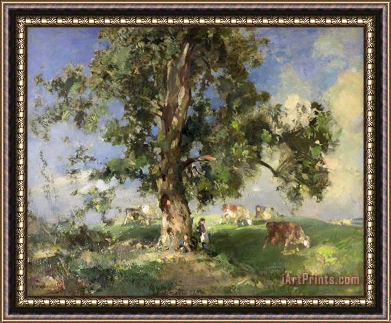 Edward Arthur Walton The Old Ash Tree Framed Painting