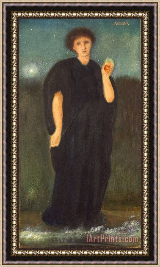 Edward Burne Jones Ariadne Framed Painting