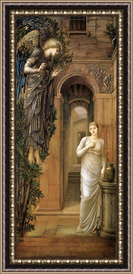 Edward Burne Jones The Annunciation Framed Painting