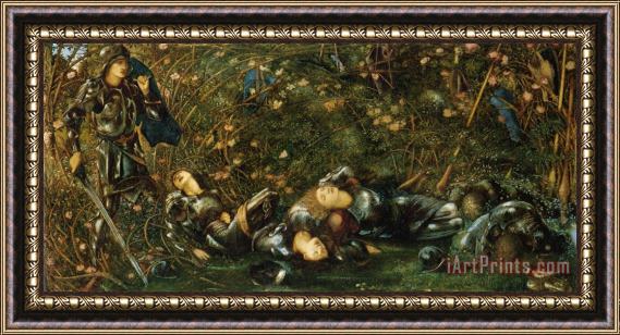 Edward Burne Jones The Briar Rose I The Briar Wood Framed Painting