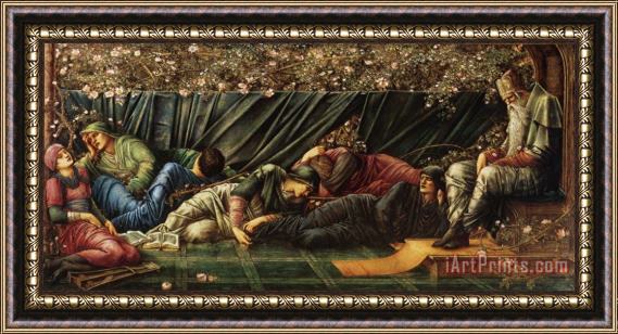 Edward Burne Jones The Briar Rose II The Council Chamber Framed Painting