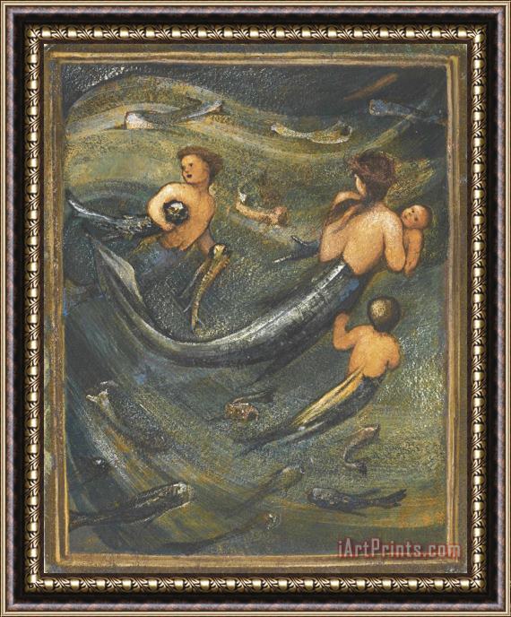 Edward Burne Jones The Mermaid Family Framed Painting