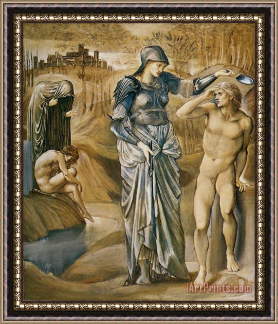 Edward Burne Jones The Perseus Series The Call of Perseus Framed Painting