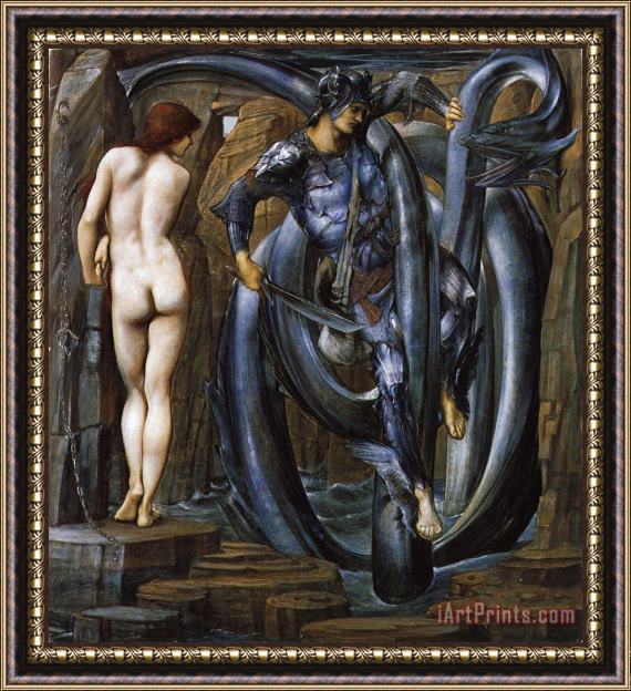 Edward Burne Jones The Perseus Series The Doom Fulfilled Framed Painting