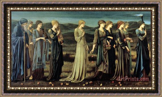 Edward Burne Jones The Wedding of Psyche Framed Print