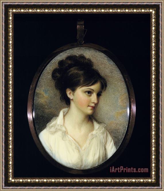 Edward Greene Malbone Eliza Izard (mrs. Thomas Pinckney, Jr.) Framed Print
