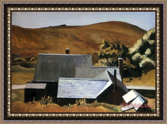 Edward Hopper Burly Cobb's House South Truro 1933 Framed Painting