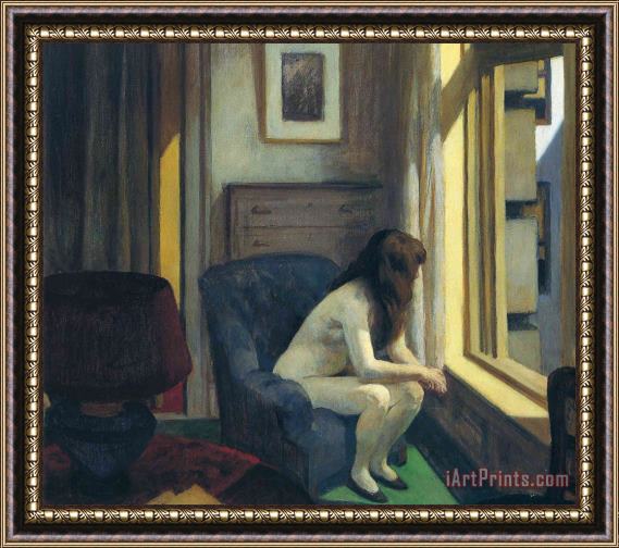 Edward Hopper Eleven a M Framed Painting
