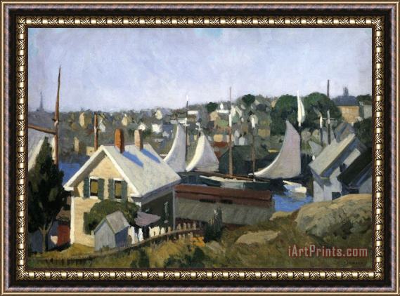 Edward Hopper Gloucester Harbor Framed Print