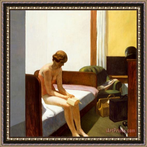 Edward Hopper Hotel Room C 1931 Framed Print