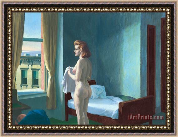 Edward Hopper Morning in a City Framed Print