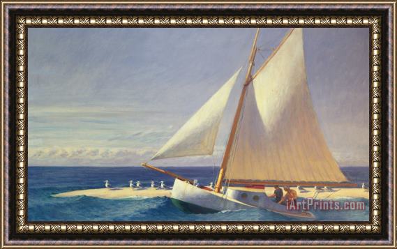 Edward Hopper Sailing Boat Framed Painting