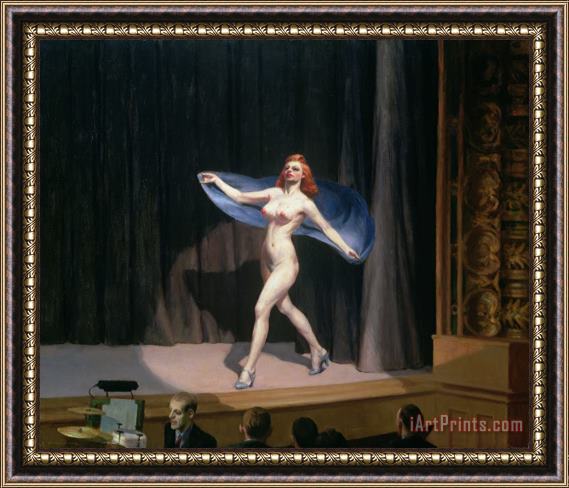 Edward Hopper The Girlie Show Framed Print