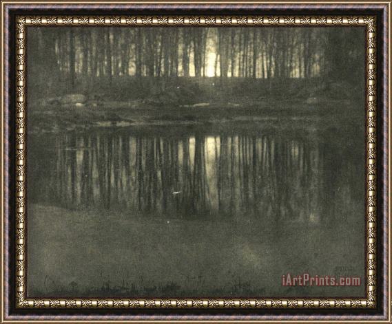 Edward Jean Steichen Moonlight The Pond Framed Print