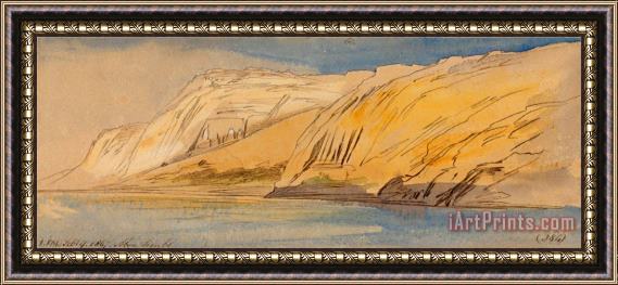 Edward Lear Abu Simbel, 1 00 Pm, 9 February 1867 (384) Framed Painting
