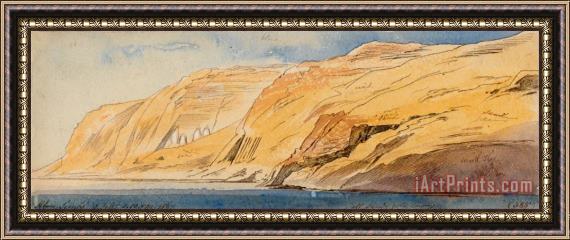 Edward Lear Abu Simbel, 1 10 Pm, 9 February 1867 (385) Framed Print