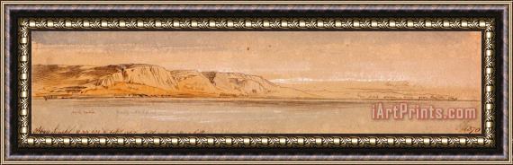 Edward Lear Abu Simbel 3 Framed Painting