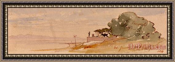 Edward Lear Thebes Framed Painting