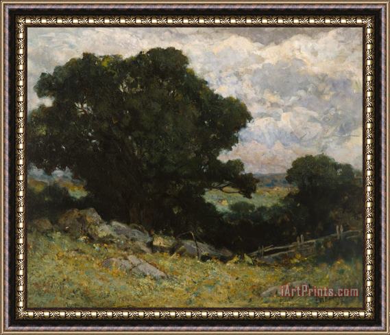 Edward Mitchell Bannister Landscape Framed Painting