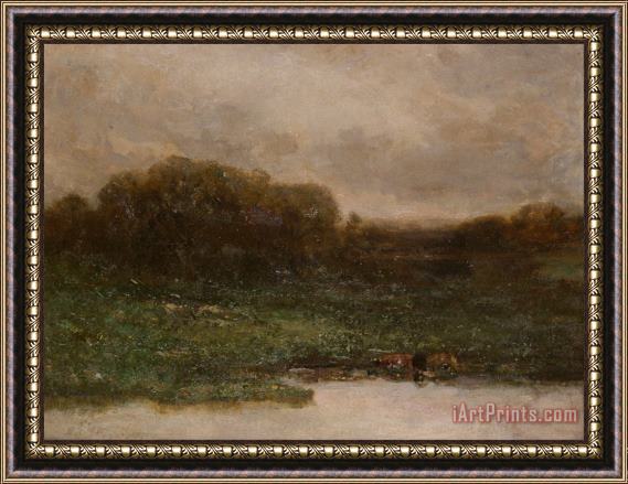 Edward Mitchell Bannister Summer Twilight Framed Painting
