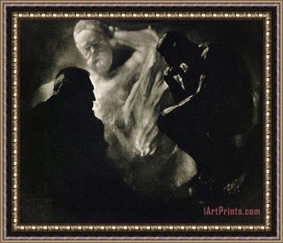 Edward Steichen Rodin Le Penseur Framed Painting