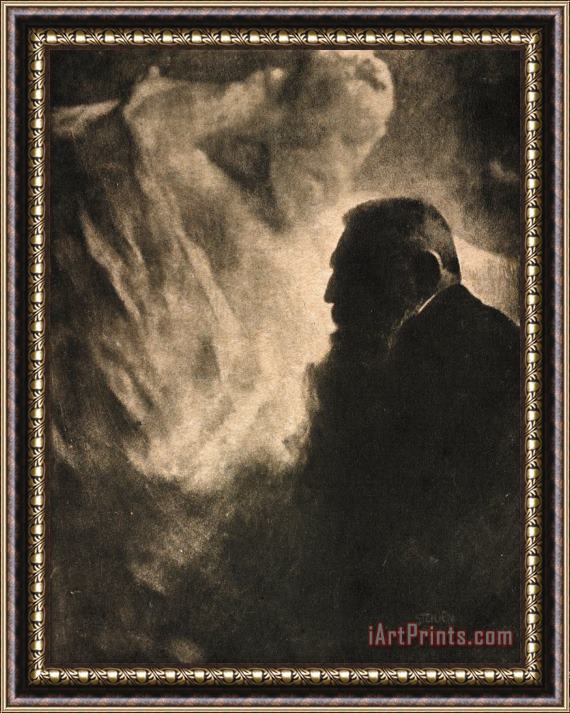 Edward Steichen Rodin Framed Painting