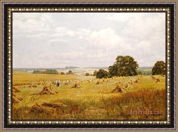 Edward Wilkins Waite Lovely Peace with Plenty Crowned Framed Print