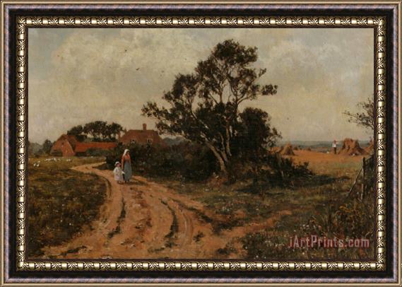 Edward Wilkins Waite The Country Path Framed Painting