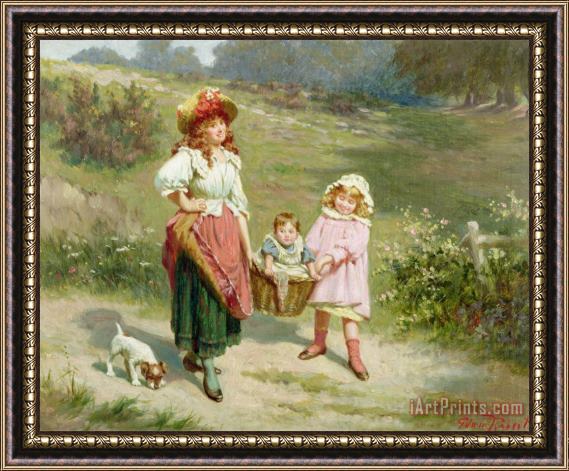 Edwin Thomas Roberts To Market To Buy a Fat Pig Framed Painting