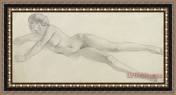 EHM Robertson Study for Desire Framed Painting