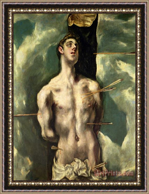 El Greco Domenico Theotocopuli St Sebastian Framed Print