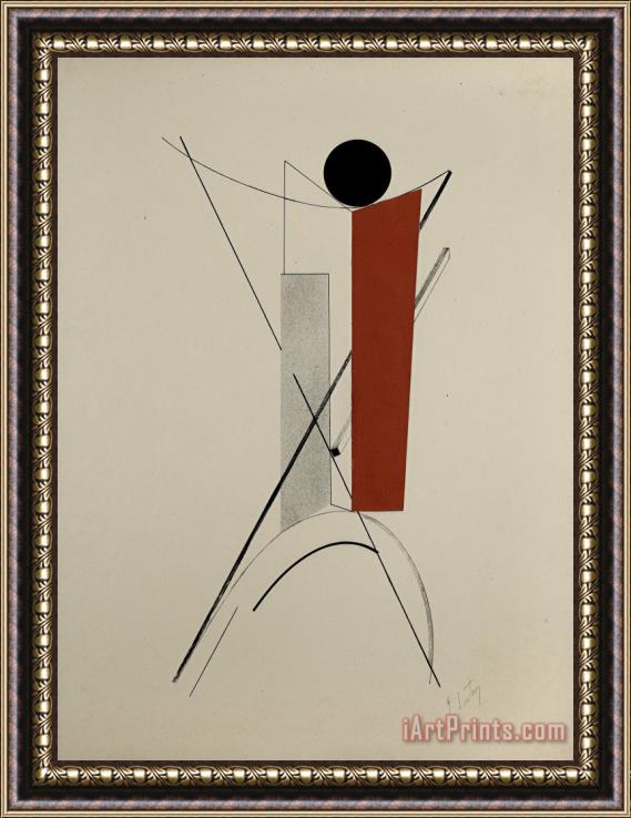 El Lissitzky Kestnermappe Proun, Rob. Levnis And Chapman Gmbh Hannover 3 Framed Painting