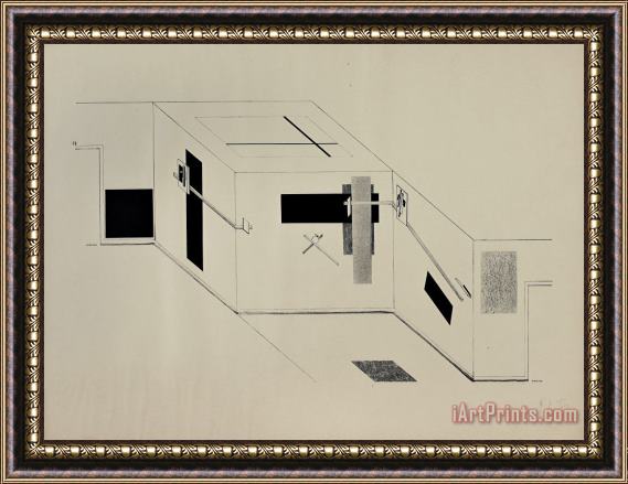 El Lissitzky Kestnermappe Proun, Rob. Levnis And Chapman Gmbh Hannover 6 Framed Painting