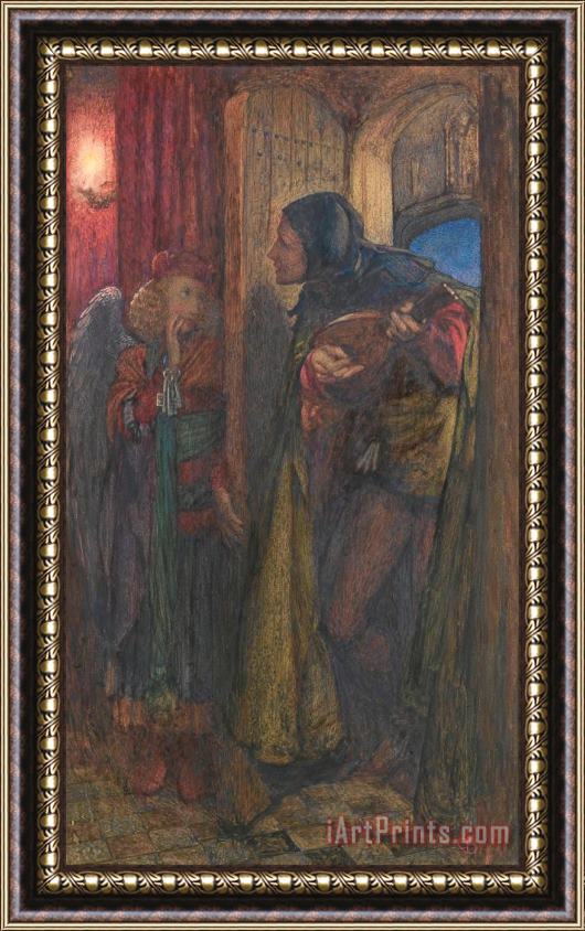 Eleanor Fortescue Brickdale The Power of The Poet Framed Print