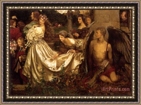 Eleanor Fortescue Brickdale The Uninvited Guest Framed Painting