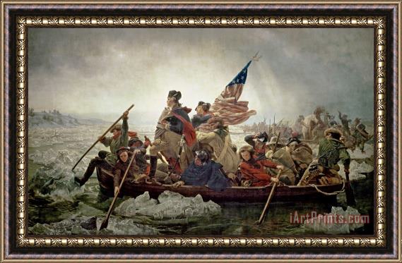 Emanuel Gottlieb Leutze Washington Crossing the Delaware River Framed Print