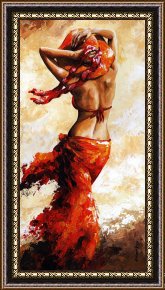 Hot Framed Prints - Hot breeze by Emerico Toth