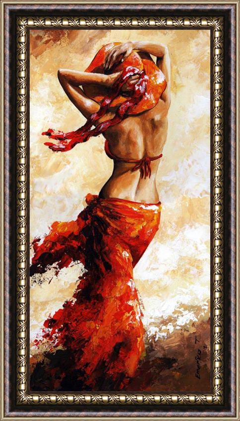 Emerico Toth Hot breeze Framed Painting