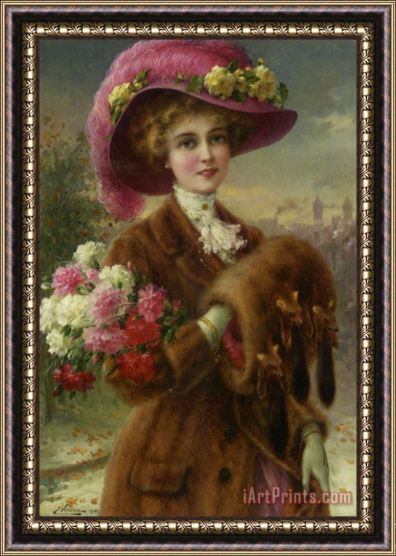 Emile Vernon Winter Beauty Framed Painting