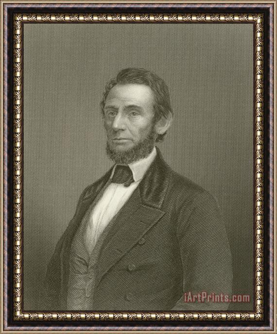 English School Abraham Lincoln Framed Print