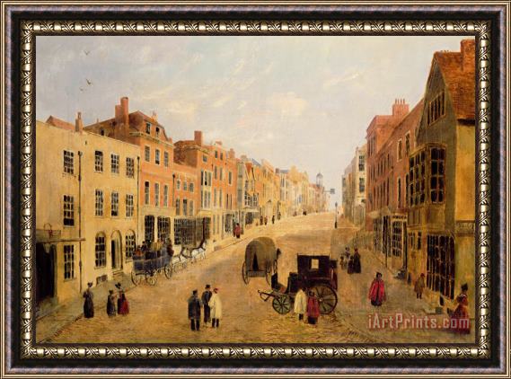 English School Guildford High Street Framed Painting