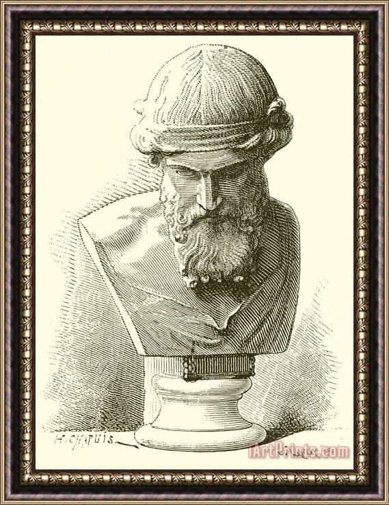 English School Plato Framed Print