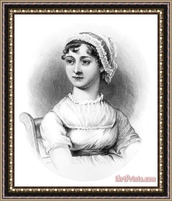 English School Portrait Of Jane Austen Framed Print