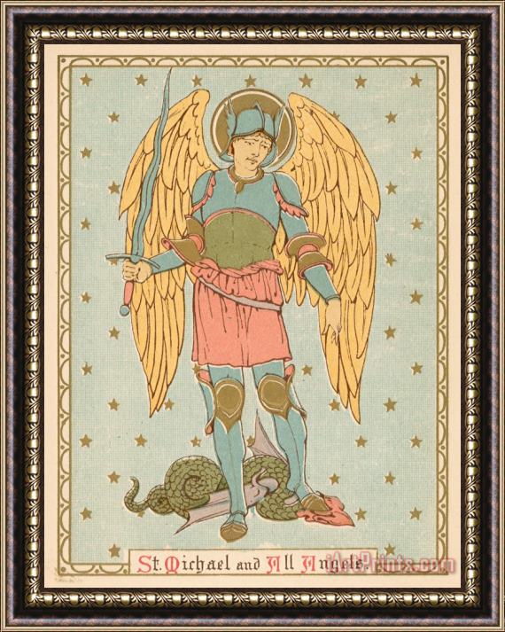 English School St Michael And All Angels By English School Framed Print